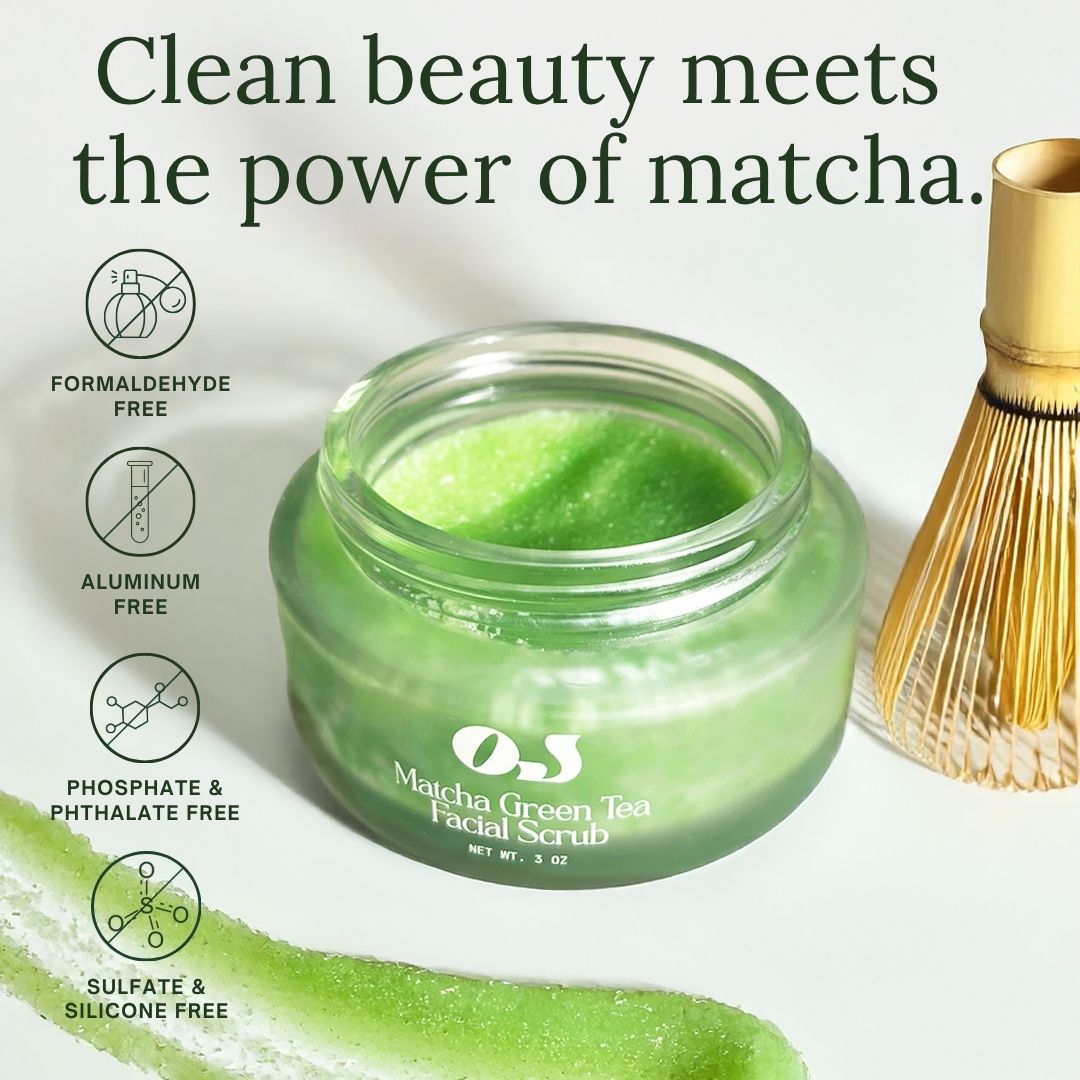 Green Matcha Face Scrub