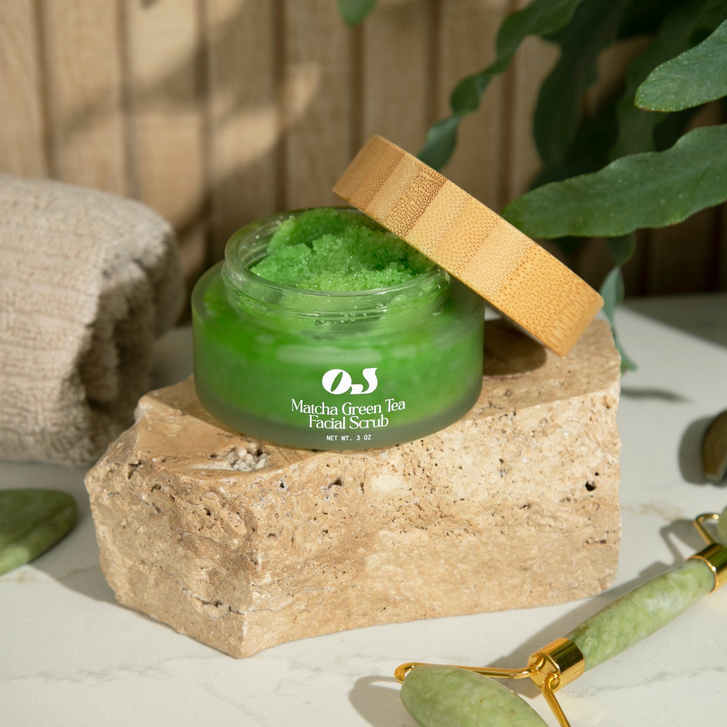 Green Matcha Face Scrub