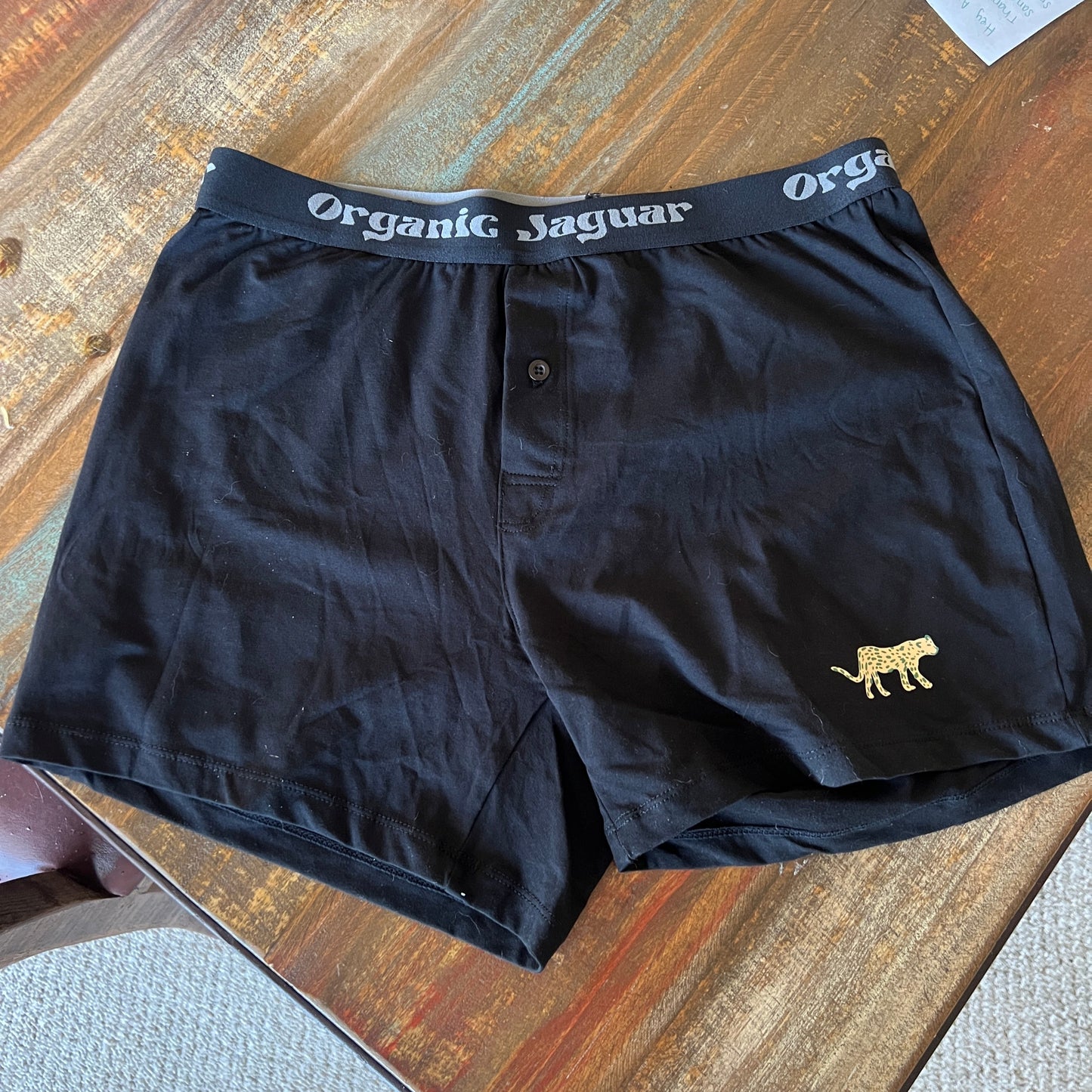 Midnight Black Organic Cotton Boxers (4 pack)