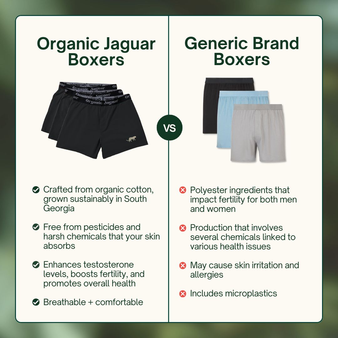 Organic Cotton Boxers (3 pack)