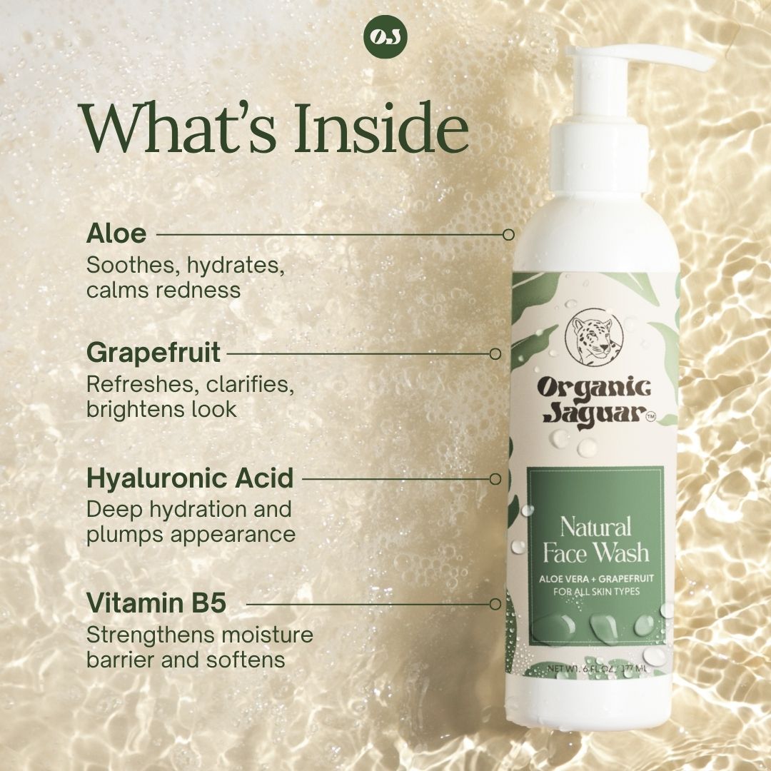 Aloe Vera and Grapefruit Face Wash — image 2