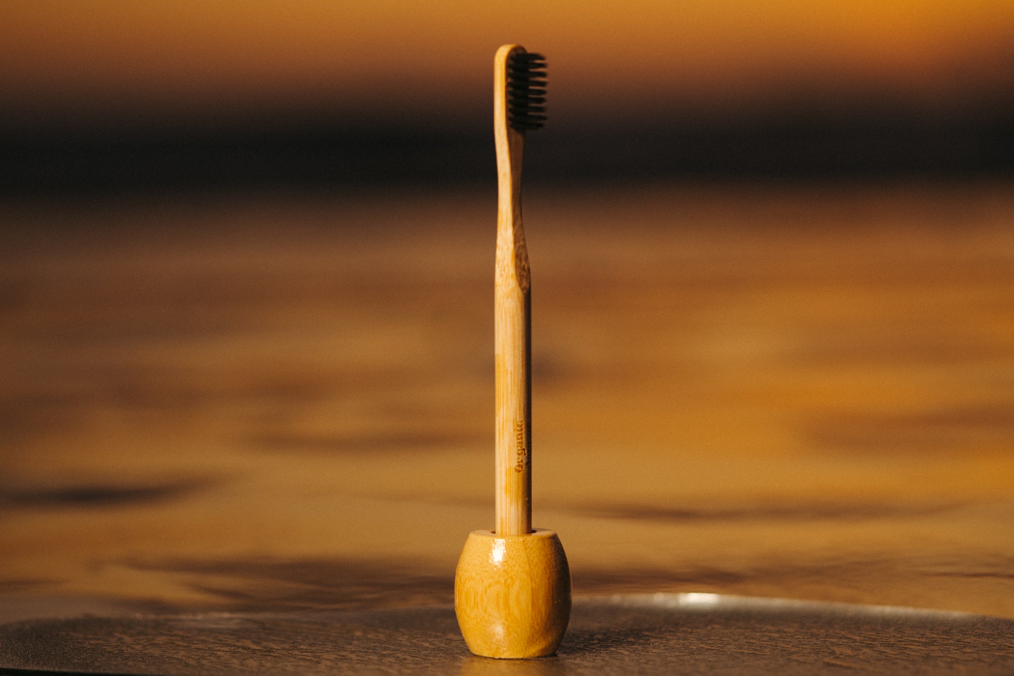 Organic Bamboo Toothbrush, Holder, & Travel Case Organic Jaguar