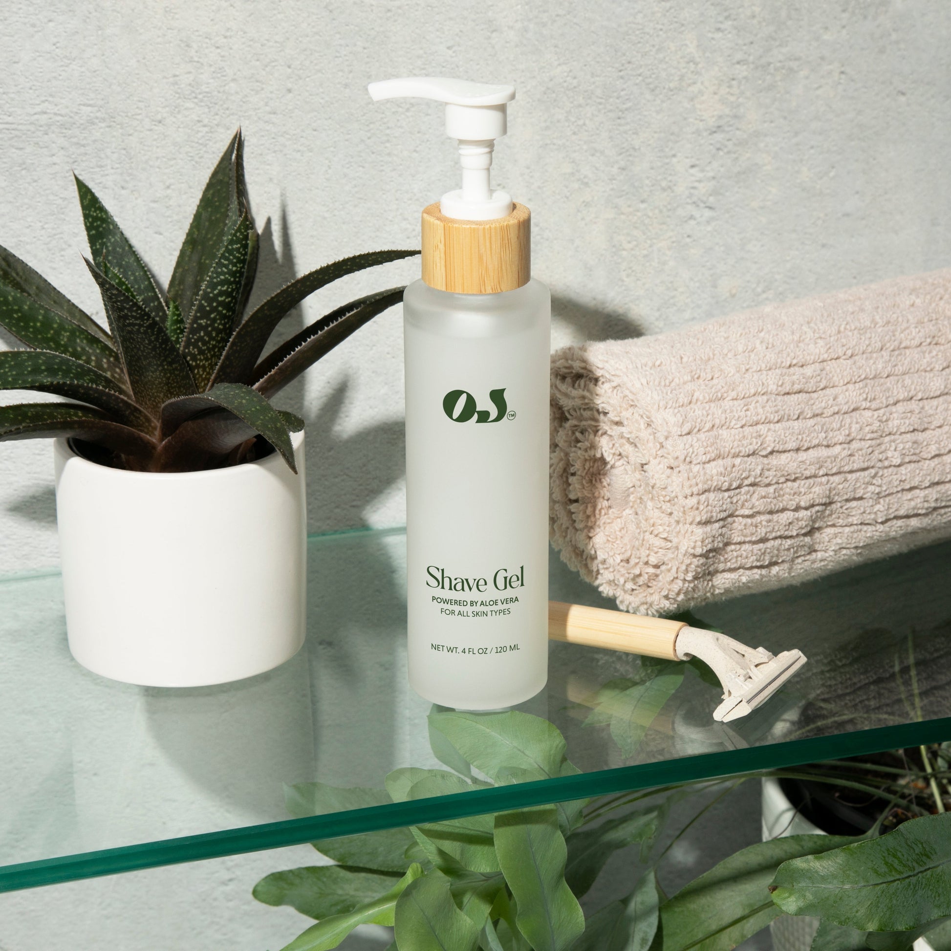 shaving with aloe vera plant Shave Gel