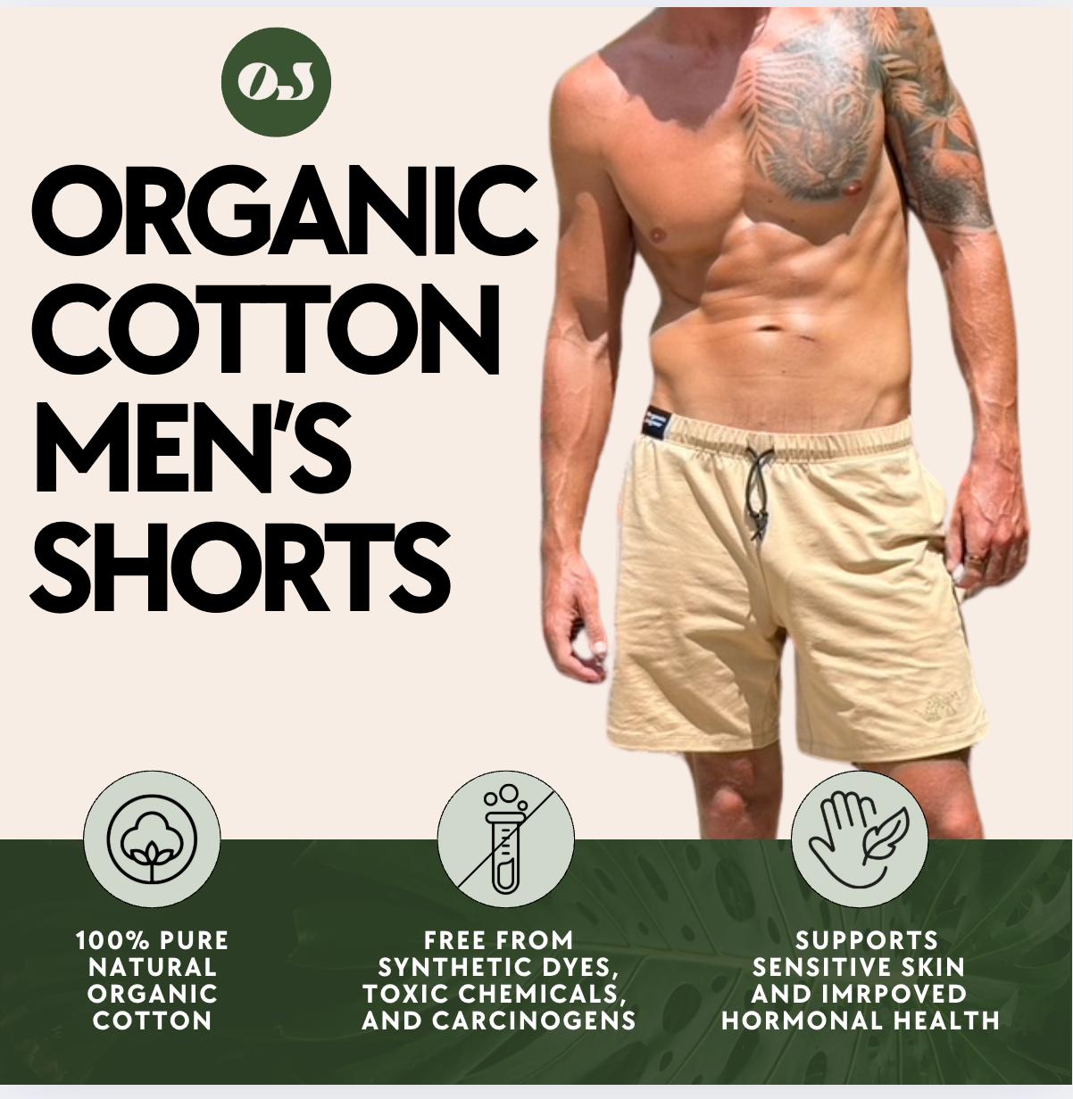 OJ 🐆 Organic Cotton Shorts